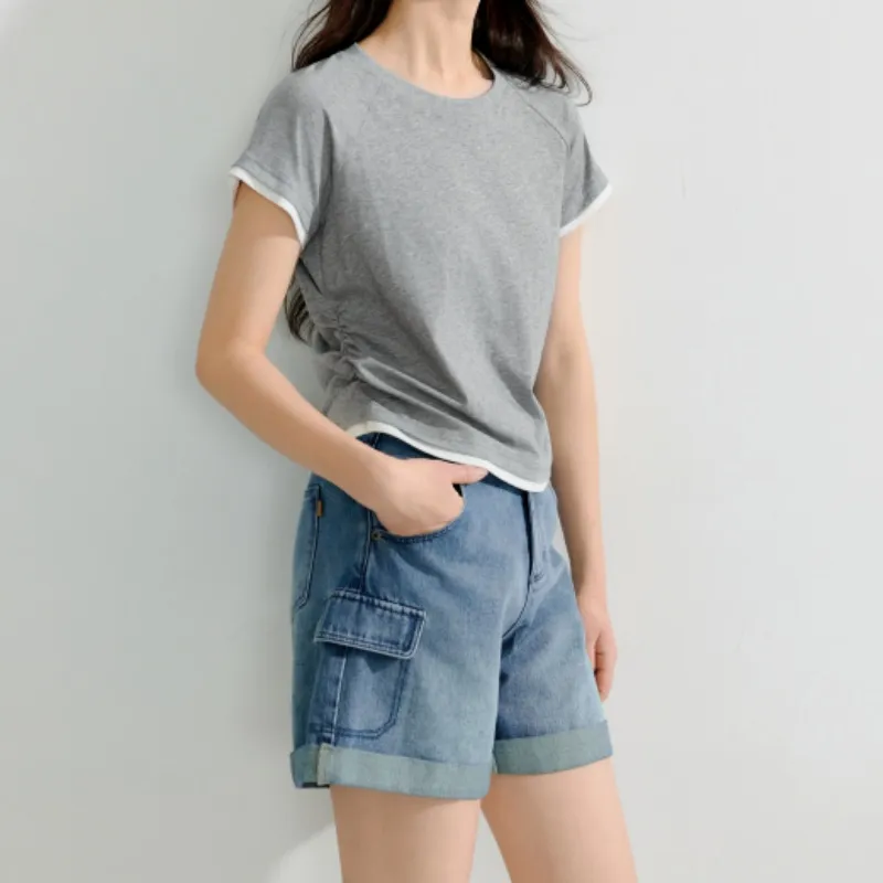 Inman Denim Shorts Women's Denim Blue-3
