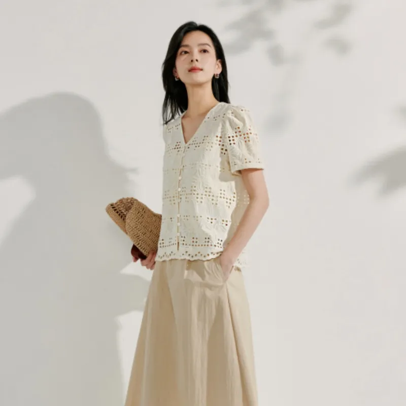 Inman Shirt Women's Fragrant Light Apricot-4