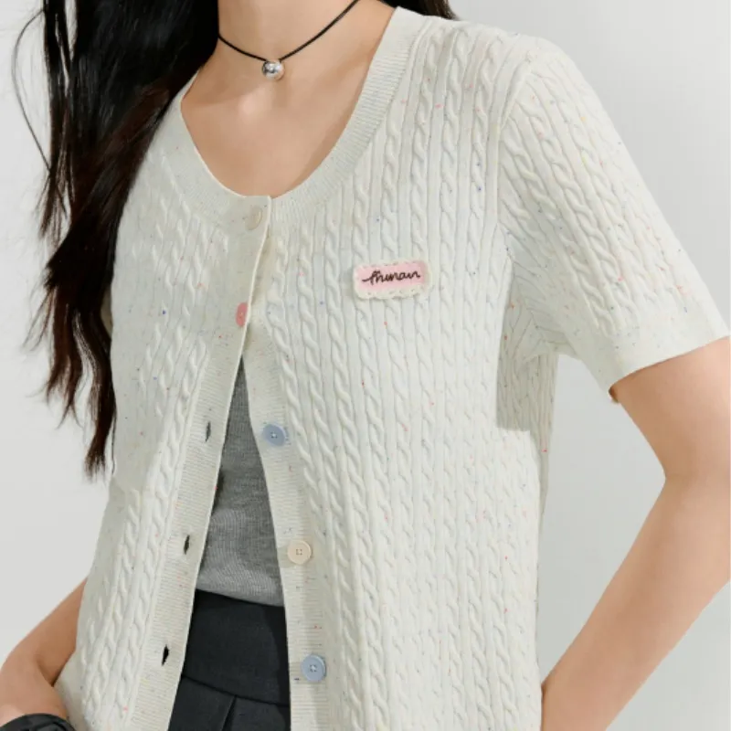 Inman Knitwear Women's Heather White-4