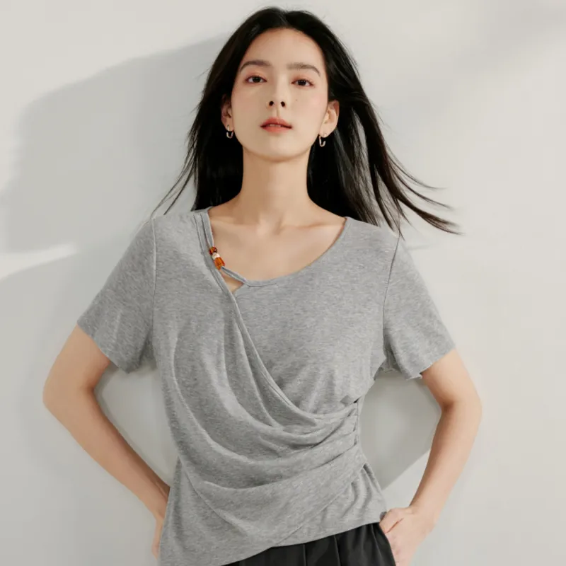 Inman T Shirt Women's Noble Gray-2