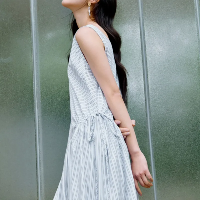 Inman Long Sleeved Dress Women's Sky Blue-4