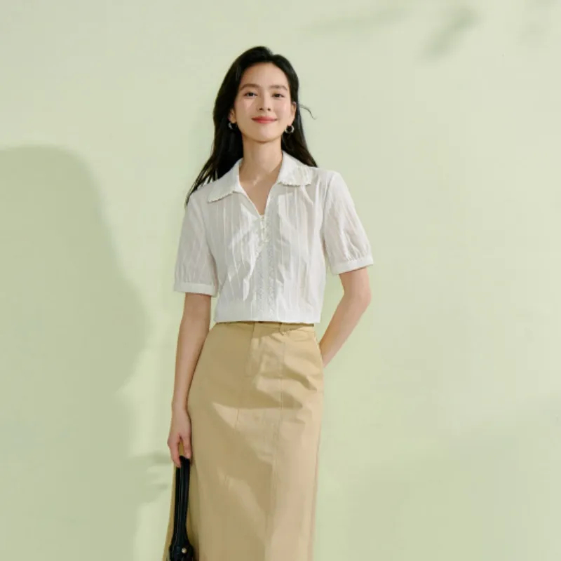 Inman Shirts Women's Pearl White-2