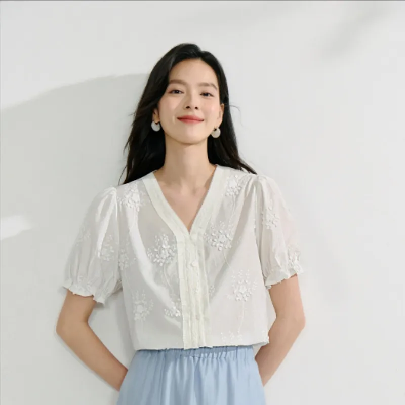 Inman Shirts Women's Pure White-3