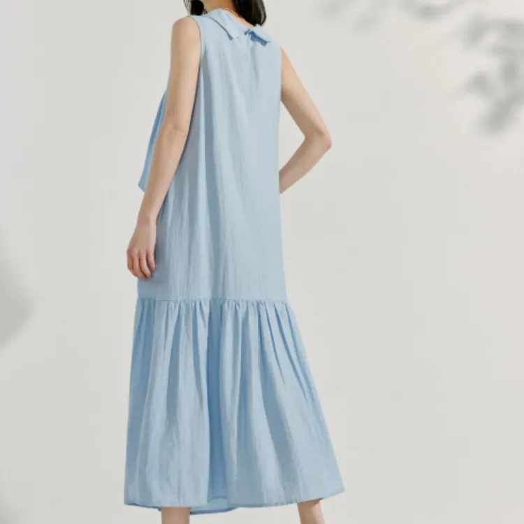 Inman Sleeveless Dress Women's Light Terracotta Blue-4