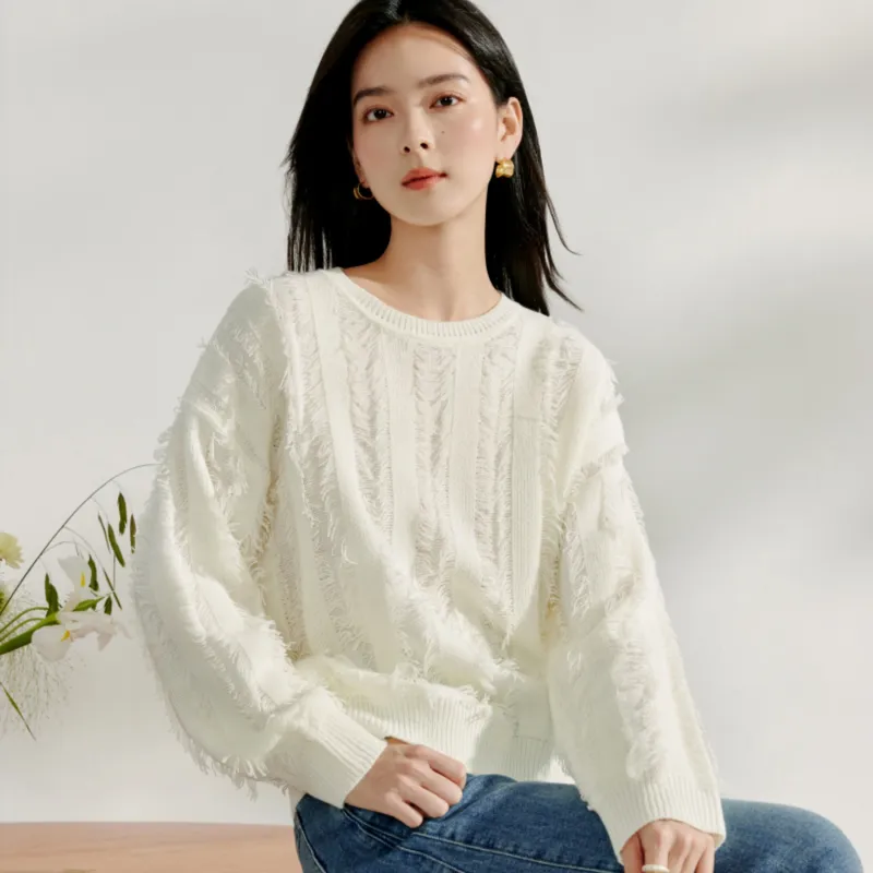 Inman Knitwear Women's Pearl White-3