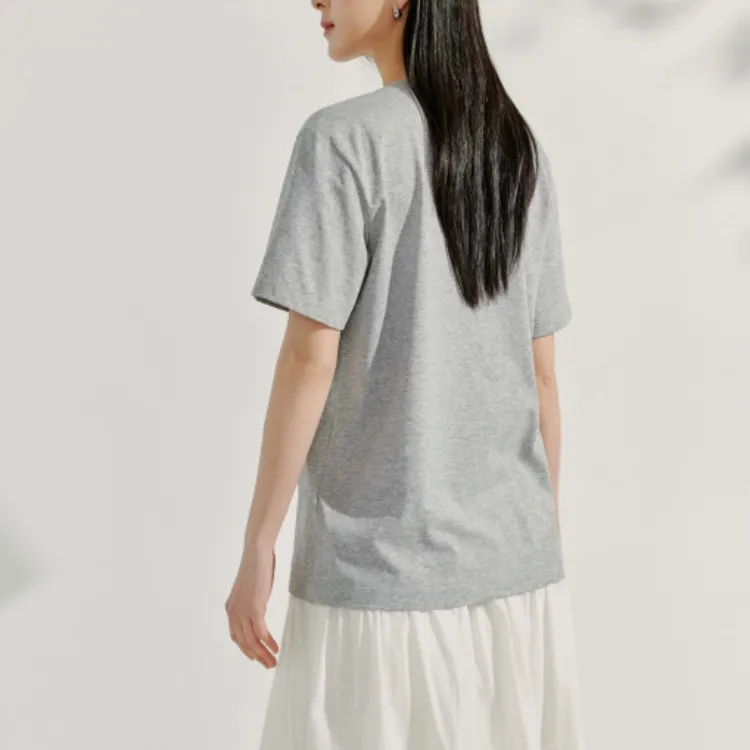 Inman T Shirts Women's Heather Gray-5