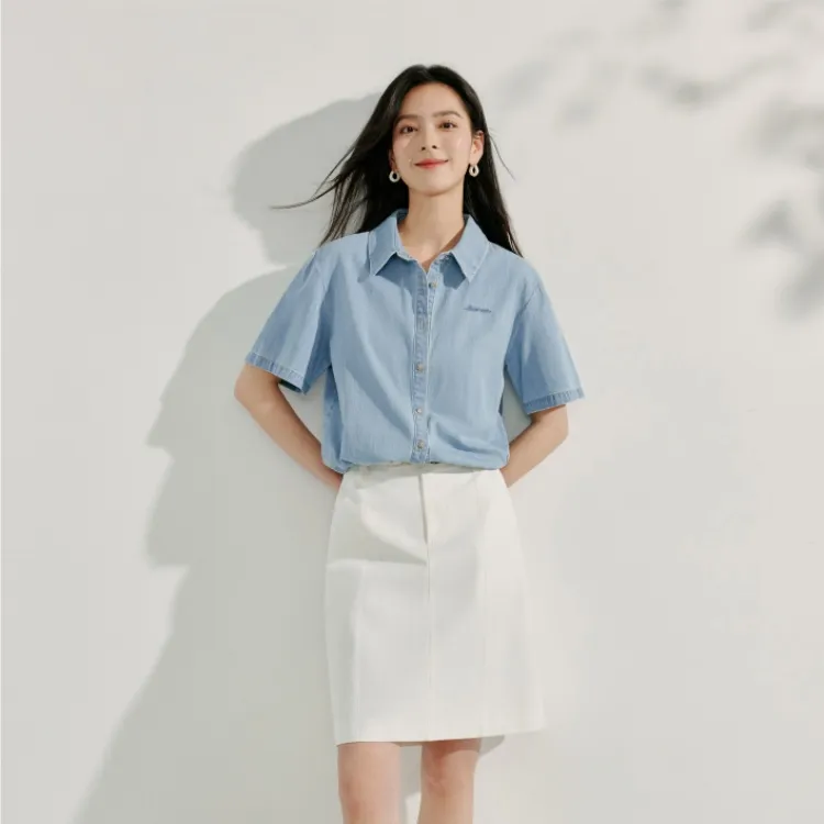 Inman Shirts Women's Denim Blue-3