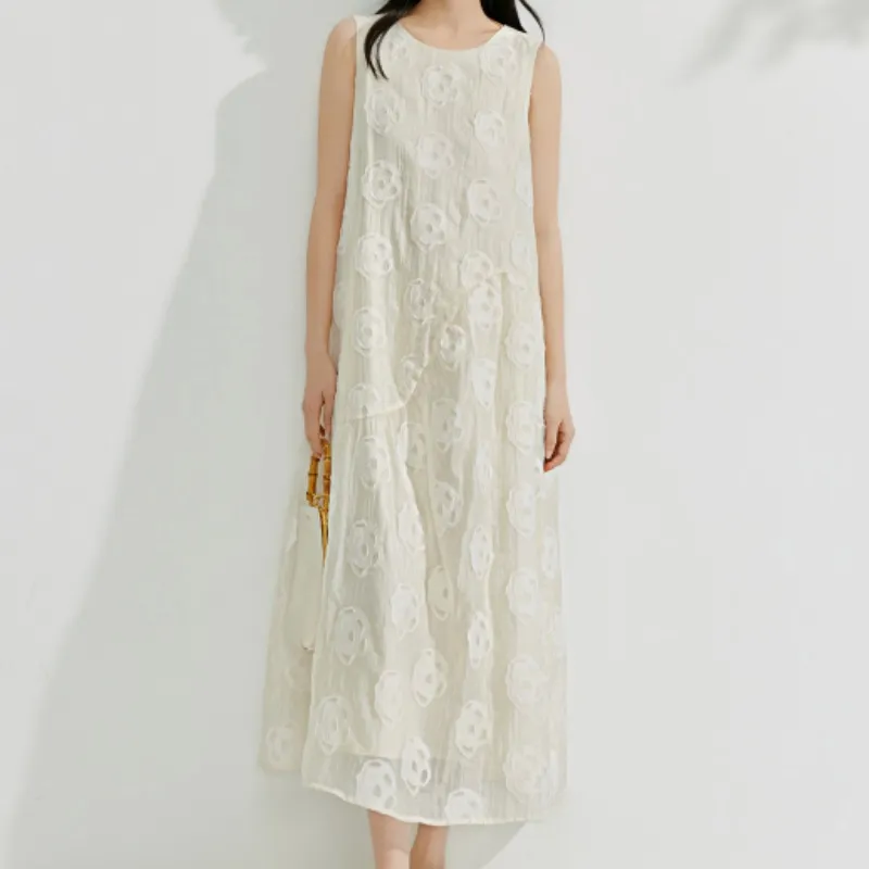 Inman Dress Women's Pear Blossom Beige-2