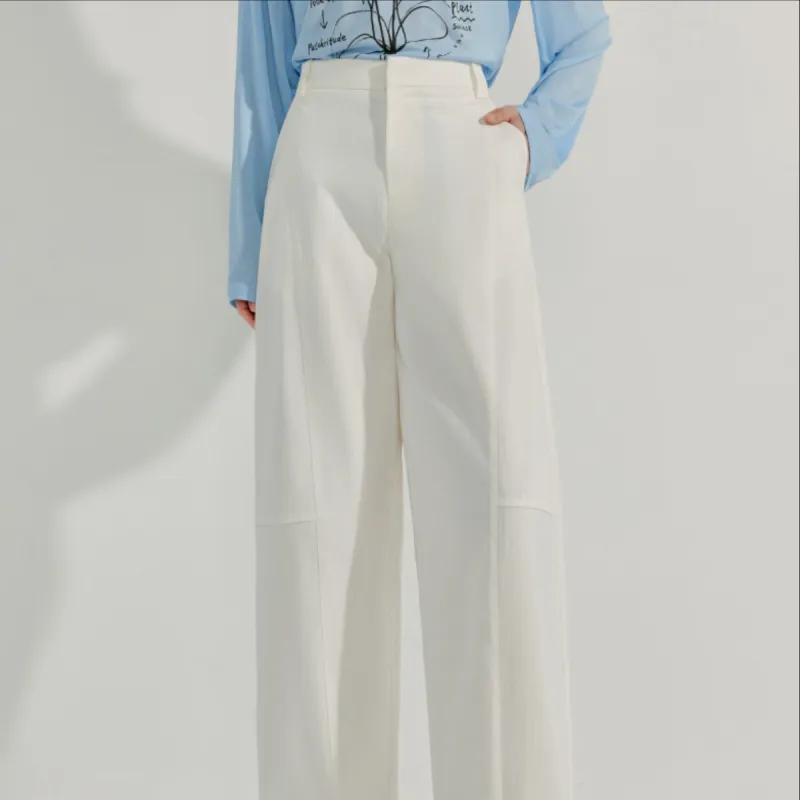 Inman Casual Pants Women's Pearl White-2