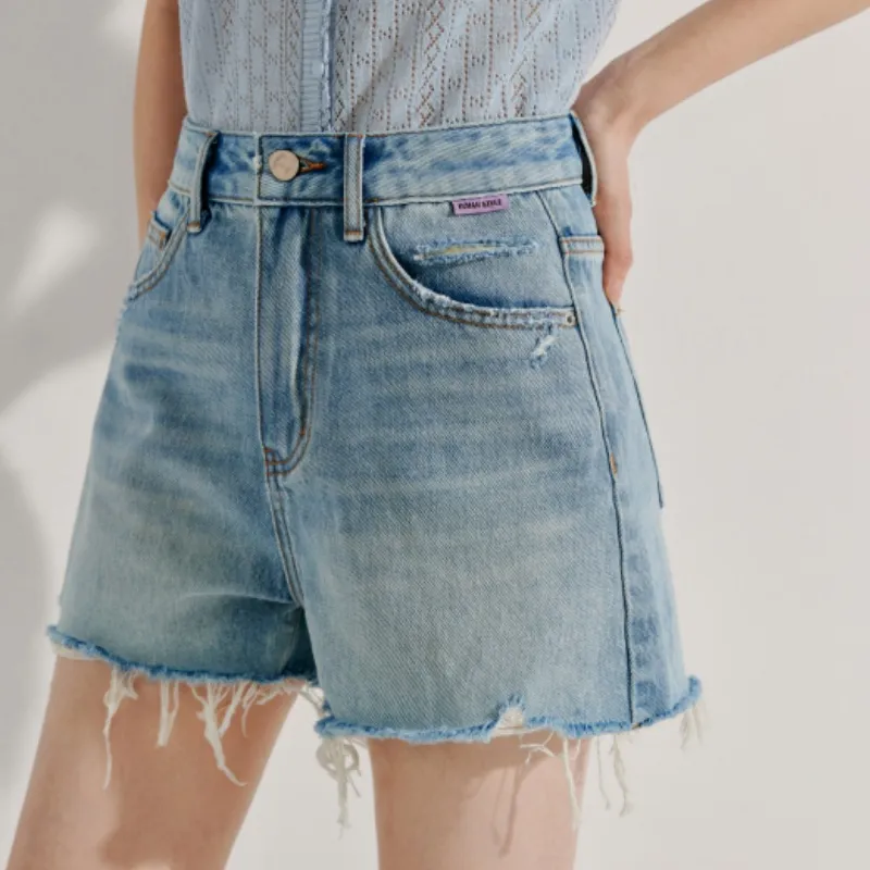 Inman Denim Shorts Women's Denim Blue-3