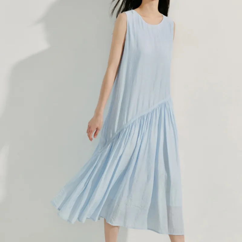Inman Sleeveless Dress Women's Sky Blue-3