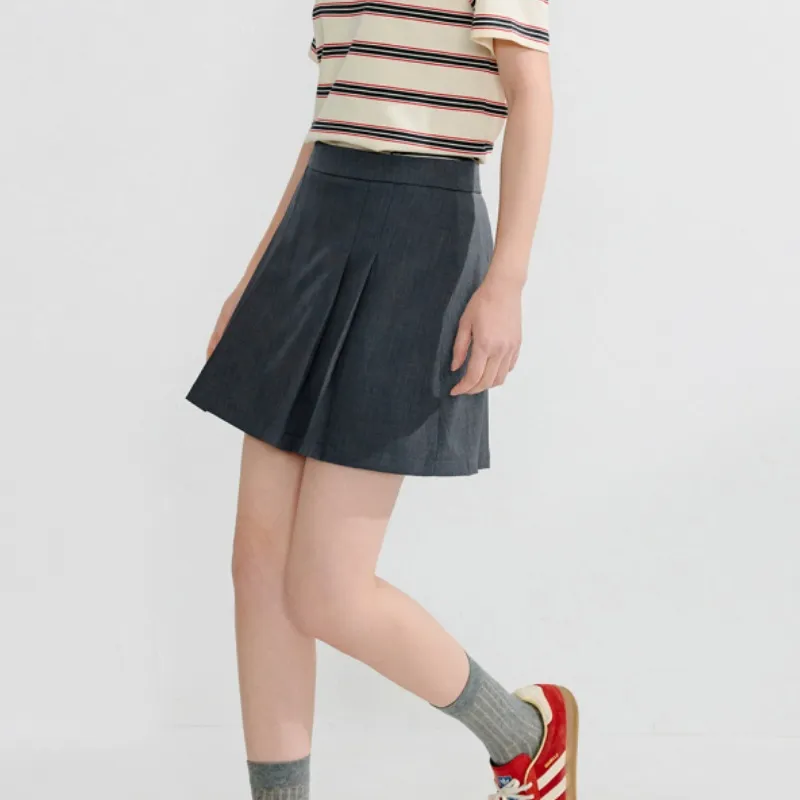 Inman Casual Short Skirts Women's Noble Gray-4