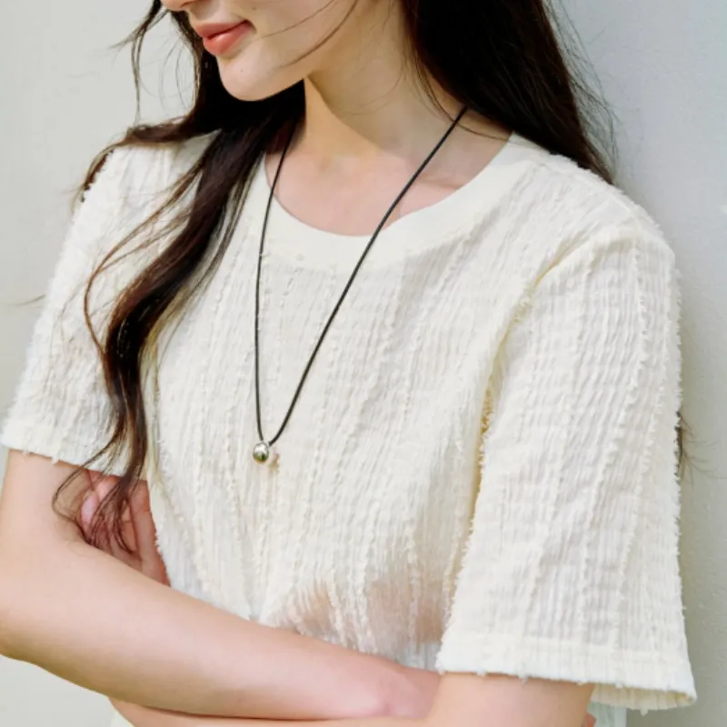 Inman T Shirts Women's Apricot-4