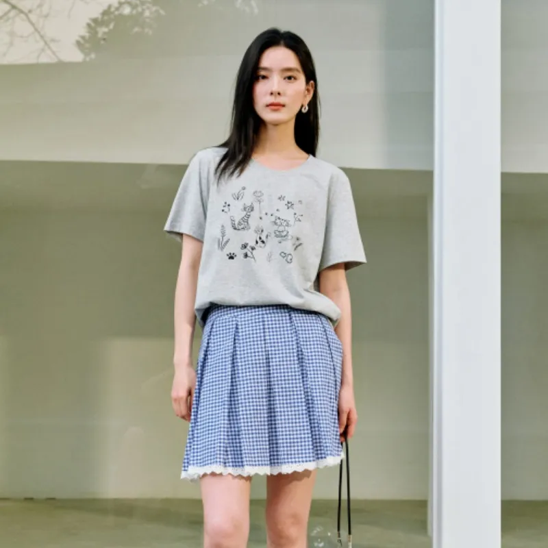 Inman T Shirts Women's Tone Gray-2