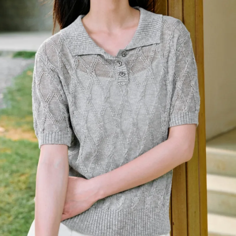 Inman Knitwear Women's Noble Gray-3
