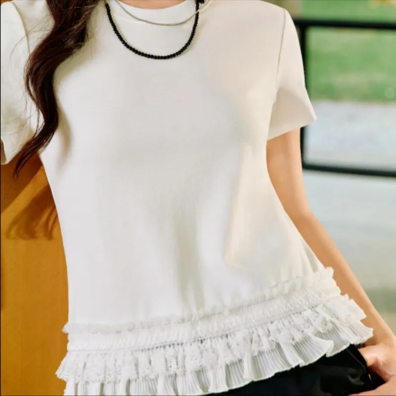 Inman T Shirts Women's Pearl White-4