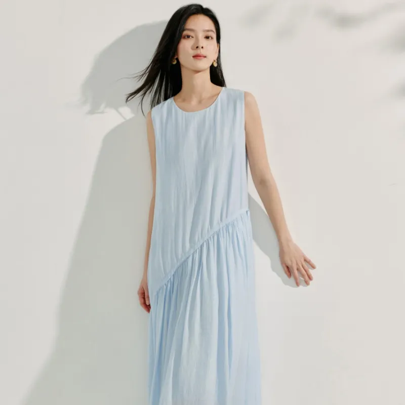 Inman Sleeveless Dress Women's Sky Blue-2