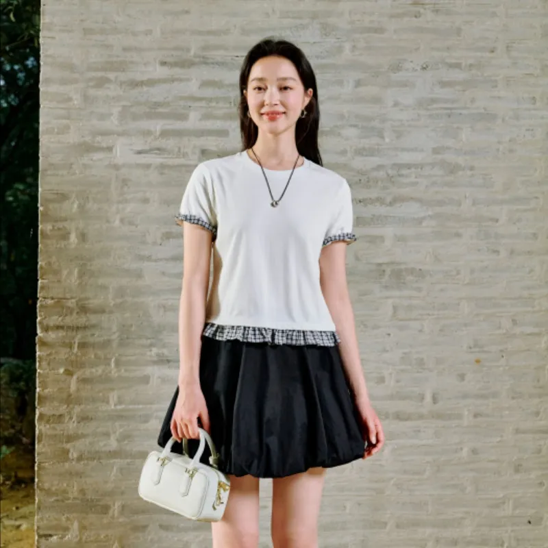 Inman T Shirts Women's Pearl White-2