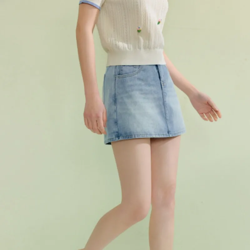 Inman Denim Shorts Women's Denim Blue-2