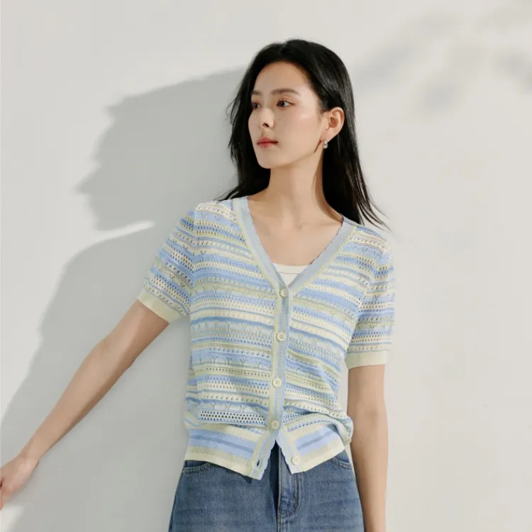Inman Knitwear Women's Light Blue-3