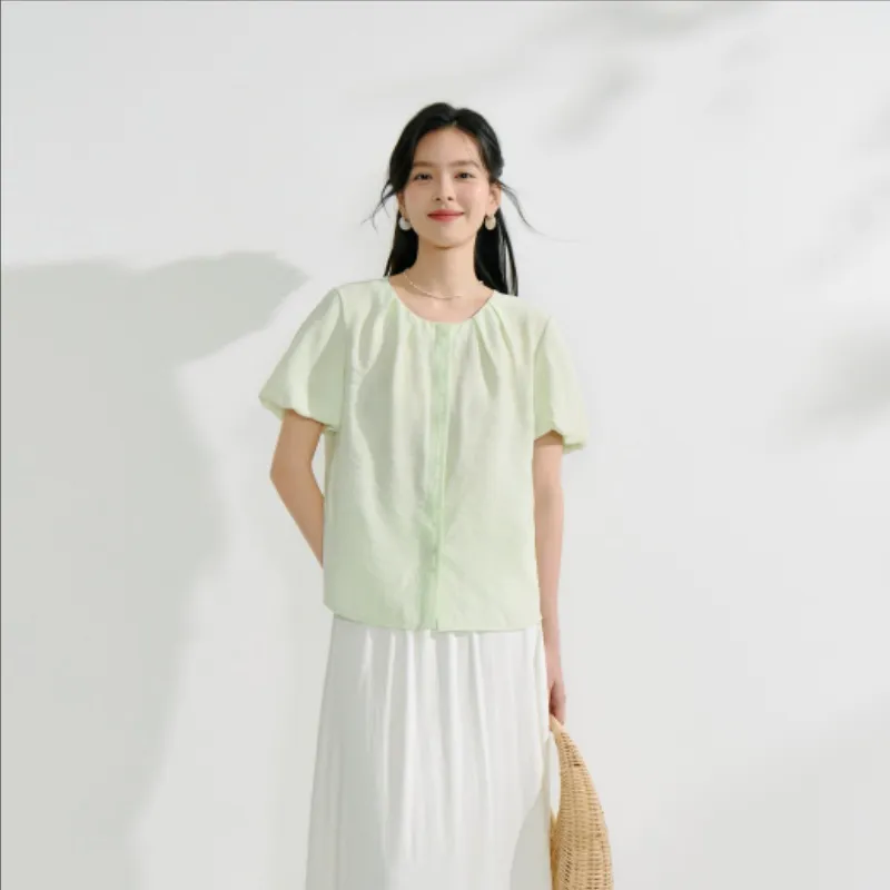 Inman Shirts Women's Elegant Green-2
