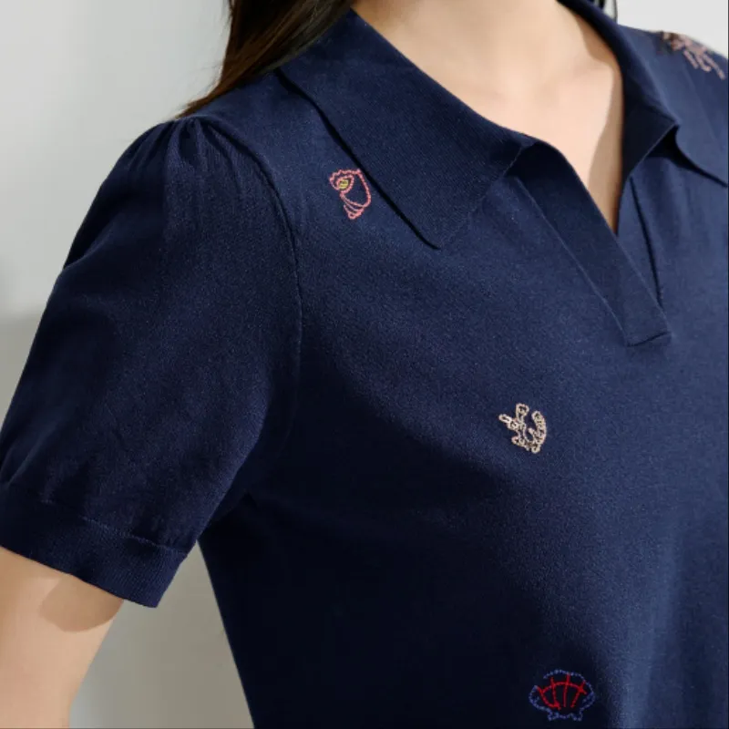 Inman Knitwear Women's Royal Blue-4