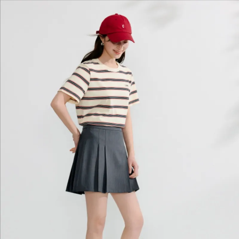 Inman Casual Short Skirts Women's Noble Gray-3