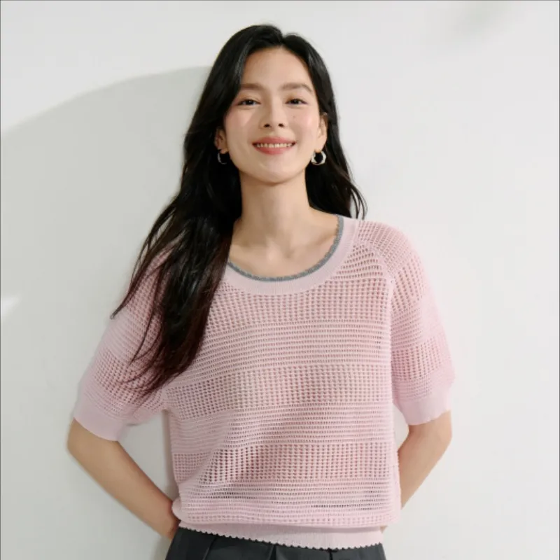 Inman Knitwear Women's Light Pink-3