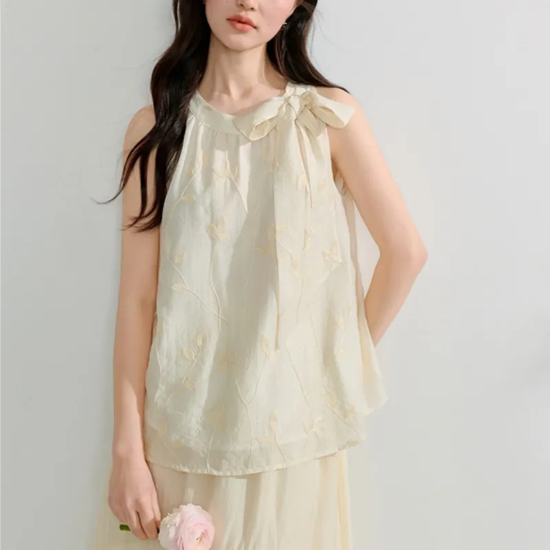 Inman Shirt Women's Pear Blossom Beige-4