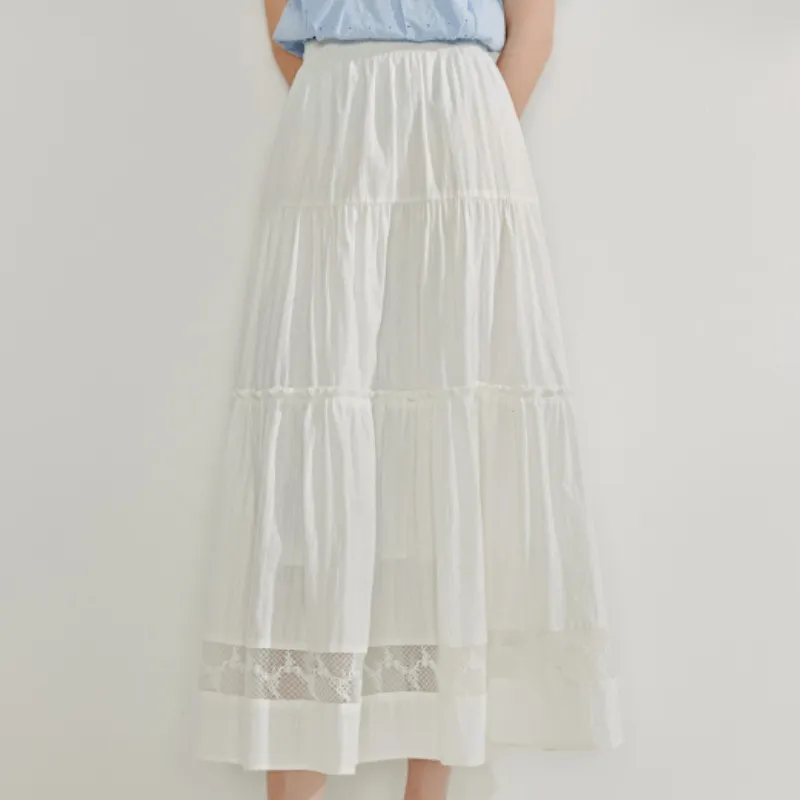 Inman Casual Short Skirts Women's Pearl White-2