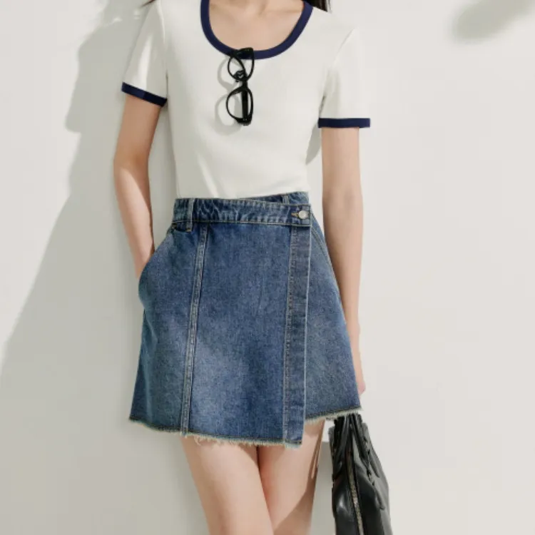 Inman Denim Shorts Women's Blue-2