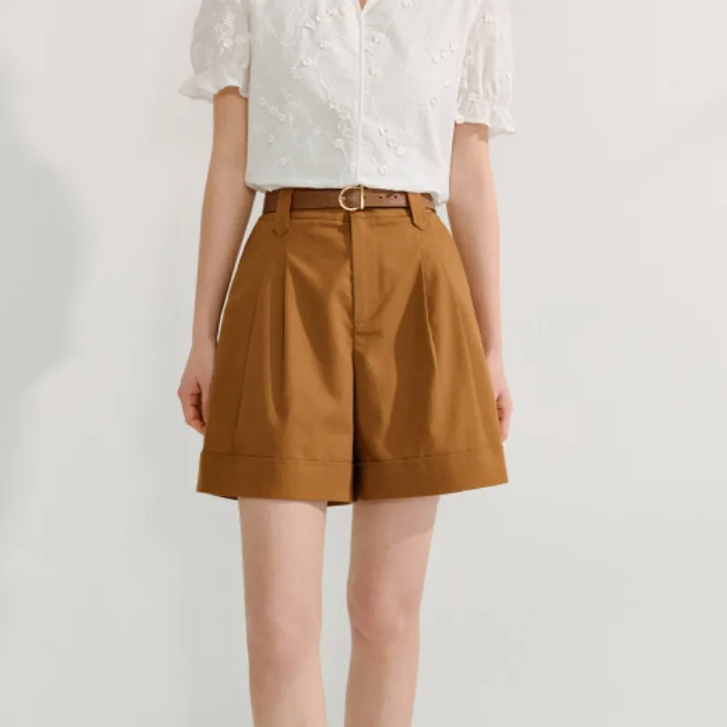 Inman Casual Shorts Women's Coffee-4