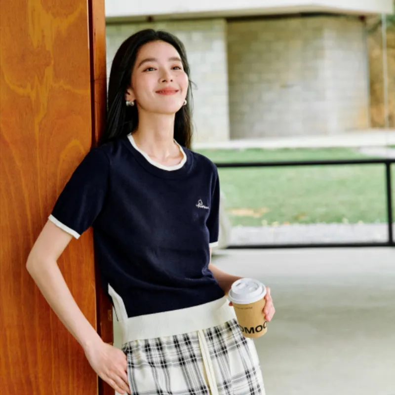 Inman Knitwear Women's Navy Blue-4