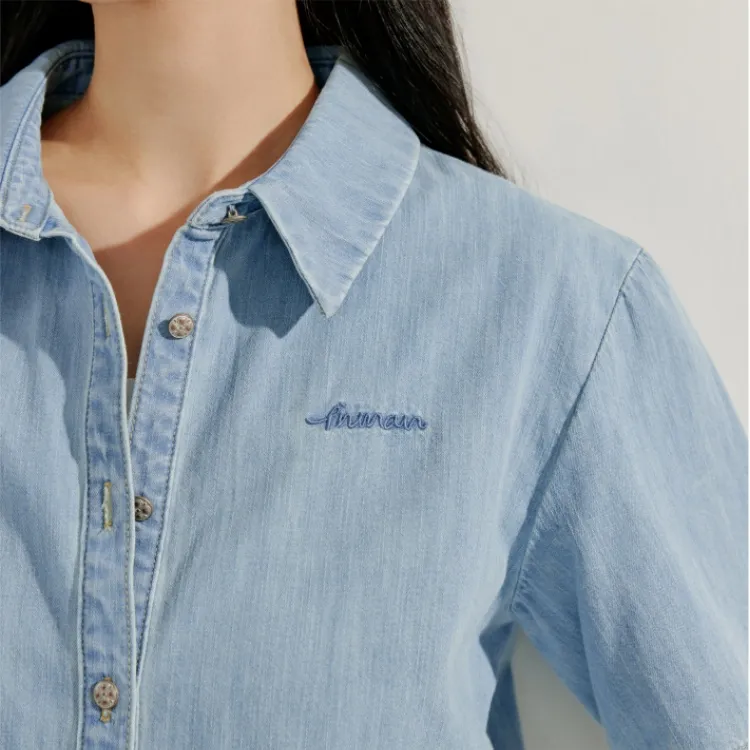 Inman Shirts Women's Denim Blue-4