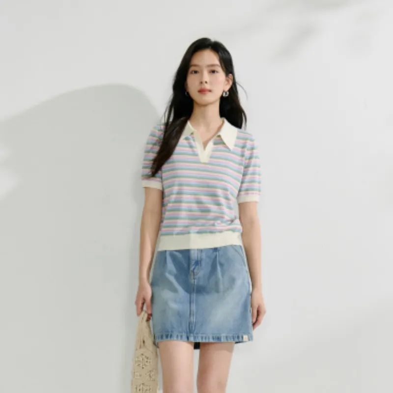 Inman Knitwear Women's Multicolor Stripes-2