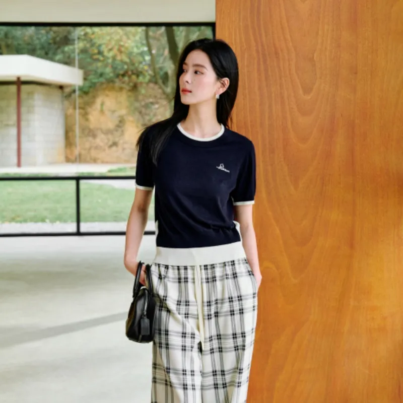 Inman Knitwear Women's Navy Blue-2