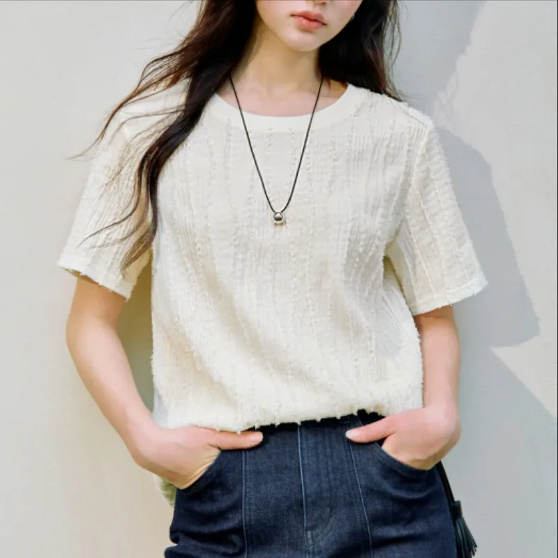 Inman T Shirts Women's Apricot-2