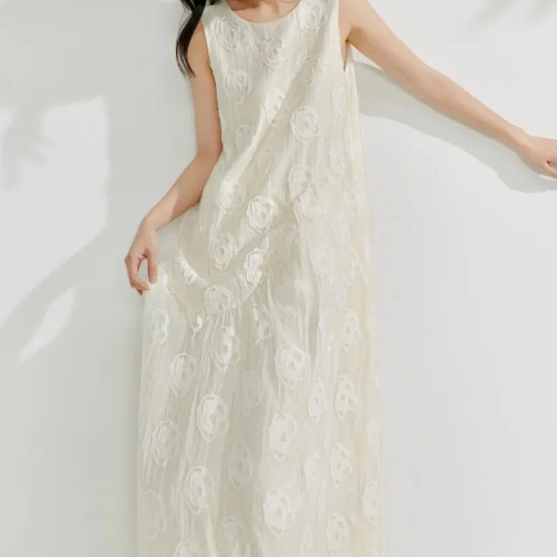 Inman Dress Women's Pear Blossom Beige-3