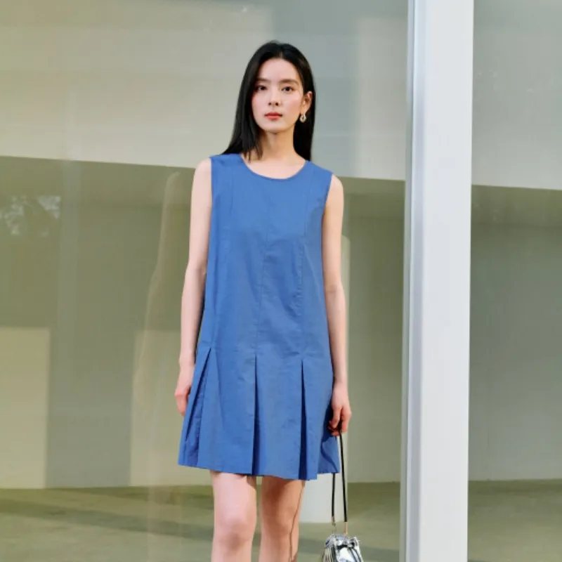 Inman Sleeveless Dresses Women's Electric Blue-2