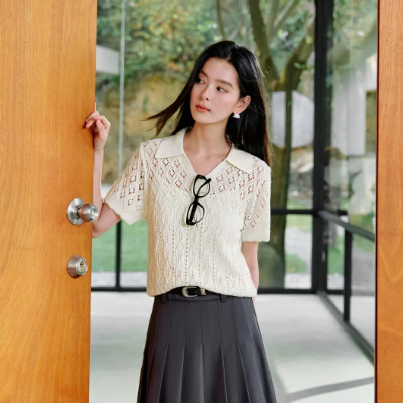 Inman Knitwear Women's Light Beige-3