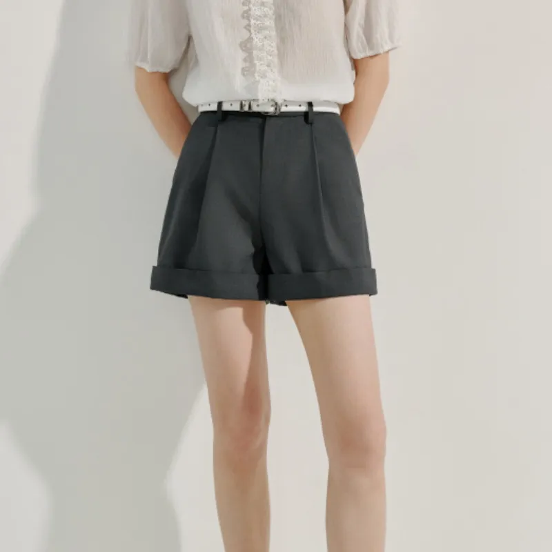 Inman Casual Shorts Women's Dark Gray-4