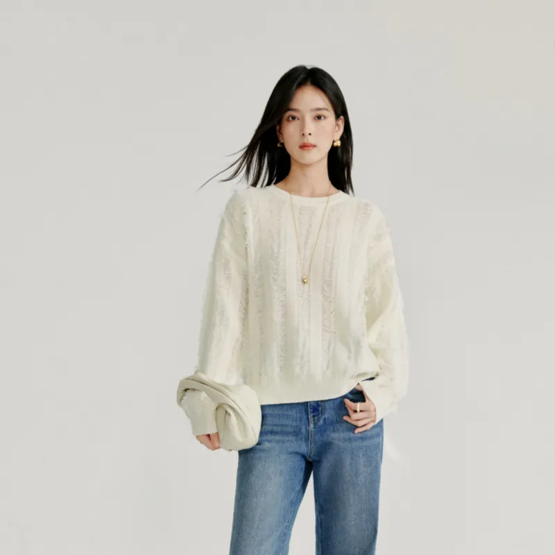 Inman Knitwear Women's Pearl White-5