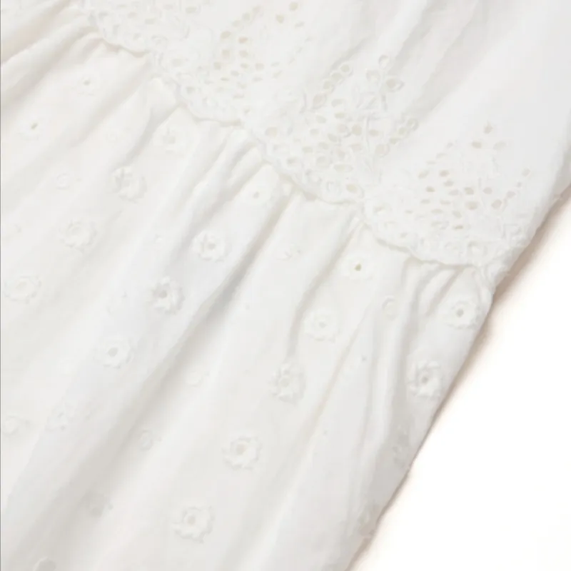 Inman Sleeveless Dresses Women's Cloud White-2