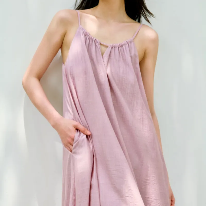 Inman Slip Dresses Women's Purple-4