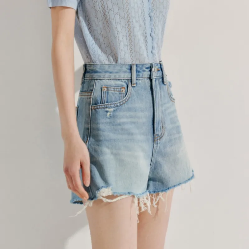 Inman Denim Shorts Women's Denim Blue-4