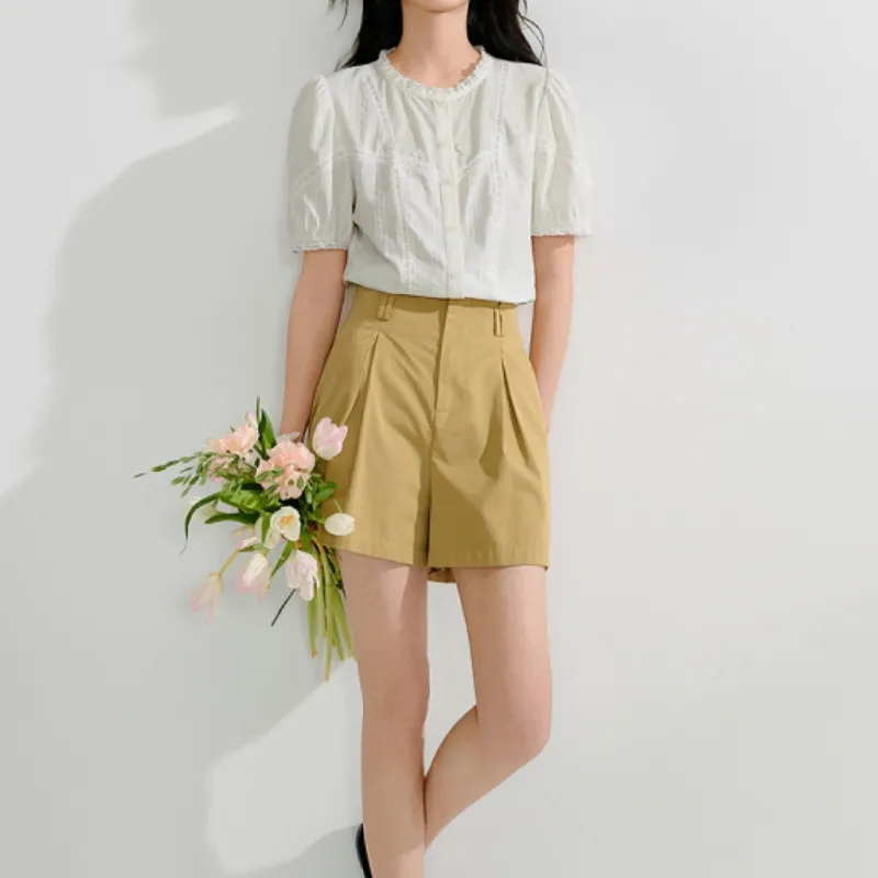 Inman Casual Shorts Women's Light Apricot-2