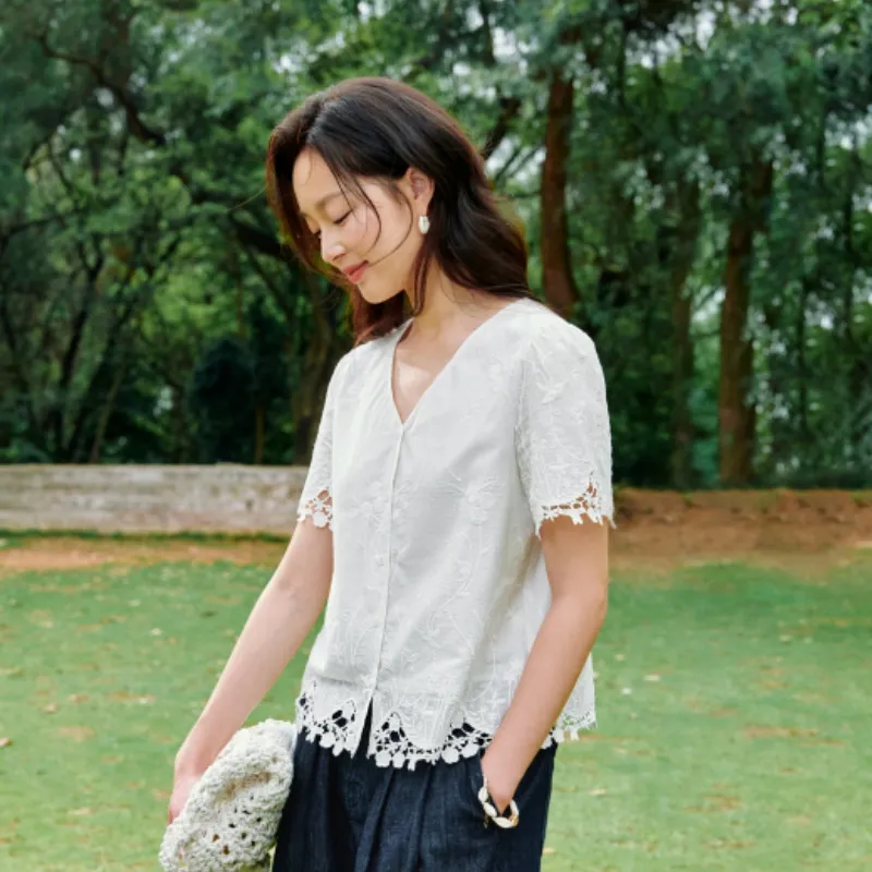 Inman Shirts Women's Cloud White-3