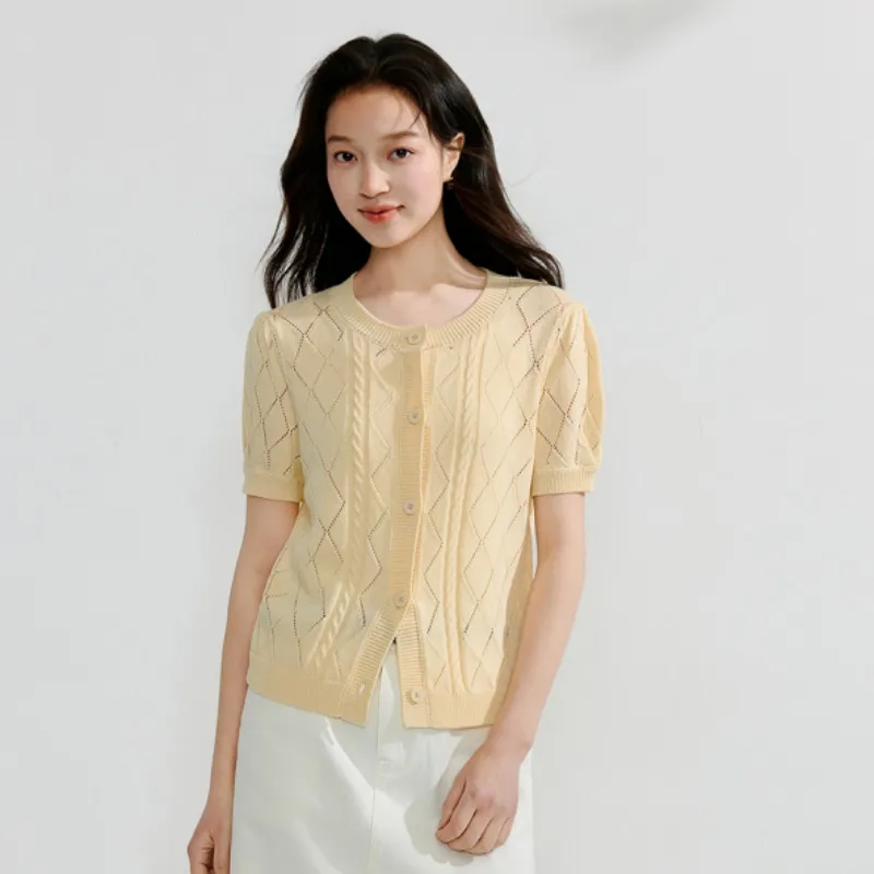 Inman Knitwear Women's Light Yellow-2