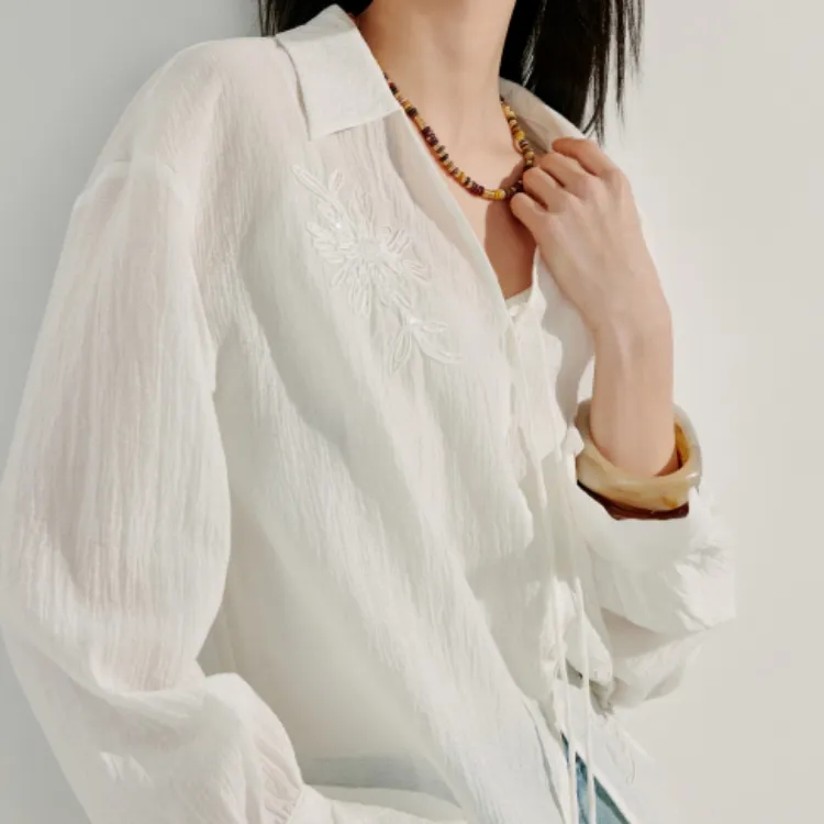 Inman Shirts Women's White-4