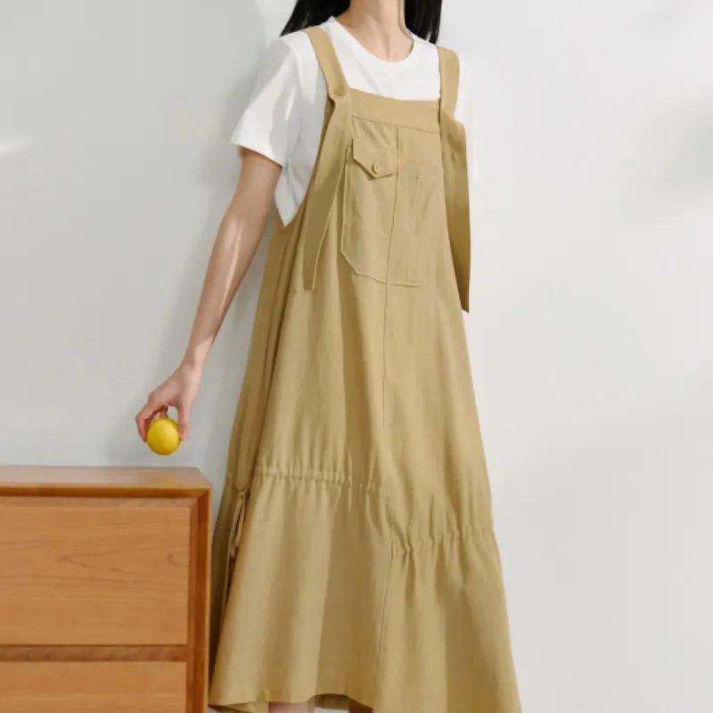 Inman Slip Dresses Women's Khaki-2